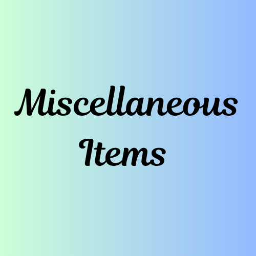 Miscellaneous