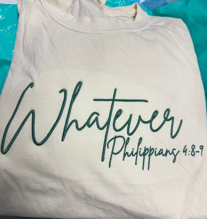 Custom Embroidered Tshirt- Hoodies- Long Sleeve- Crewnecks